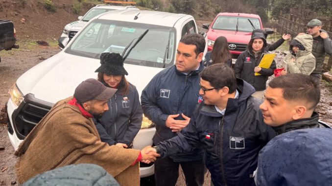 Familias de Punilla reciben apoyo del Bono de Recuperación tras daños por sistema frontal.