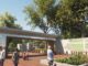Render o vista aérea de los terrenos donde se construirá el futuro Parque La Rufina en Chillán