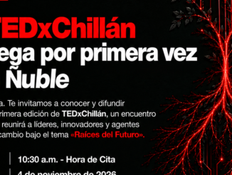 Escenario del Teatro Municipal de Chillán preparado para la primera edición de TEDxChillán Raíces del Futuro